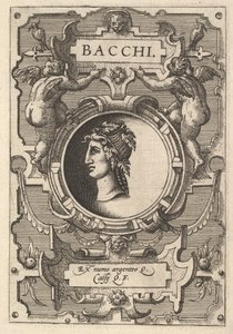 Bacchus mellszobra pántokkal körülvéve, a Deorum dearumque sorozatból, egy képsorozat, 1573