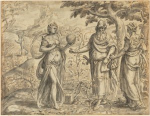 A tövisek között kapott mag, a Magvető példázatából, c. 1573.