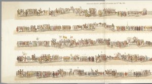 Történelmi felvonulás Rotterdamban Történelmi körmenet, Rotterdamban, 1874. május 21-én (cím a tárgyon)