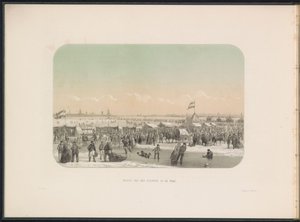 Jégszórakozás a rotterdami Maason, az erődből nézve, 1855 Kilátás a Maas-i erődre (cím az objektumon) Jégszórakozás a rotterdami Maason 1855 februárjában, feliratokkal (a sorozat címe a tárgyon)