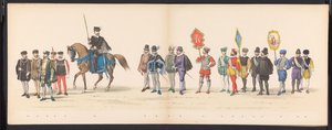 A leideni diákok maskara, 1875 (2. tábla) A Leidsche Hoogeschool 300. évfordulója alkalmából 1875. június 15-én a Leidsche Hoogeschool tagjai által tartott maskara, amely a Leidsche Hoogeschool-t ábrázolja.