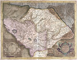Ancona és Spoleto, Olaszország (metszet alkotó: Gerardus Mercator