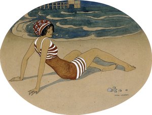 Az új fürdőruha alkotó: Gerda Marie Frederike Wegener