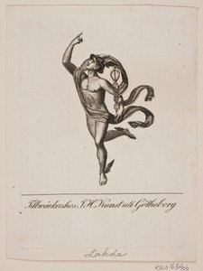 Hermész alkotó: Gerhard Ludvig Lahde