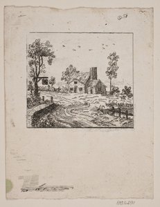 Táj fogadóval alkotó: Gerhard Ludvig Lahde