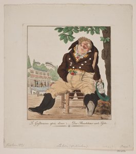 A Gasztronóm vacsora után alkotó: Gerhard Ludvig Lahde