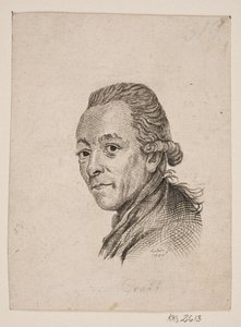 A. Graff festő portréja alkotó: Gerhard Ludvig Lahde