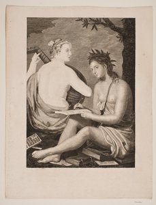 Terpsichore et Kalliope alkotó: Gerhard Ludvig Lahde