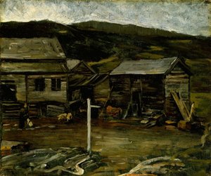 Őszi este a tanyán, Øylo alkotó: Gerhard Munthe