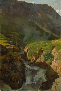 A Driva folyó alkotó: Gerhard Munthe