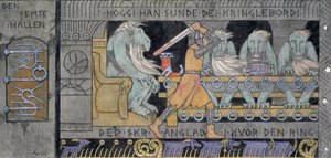 Ötödik terem - Munthe, Gerhard (1849-1929) - 1902-1904 - Olaj, vászon - 62x128 - Nemzeti Művészeti Múzeum, Oslo
