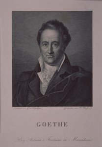 A szerző portréja, Johann Wolfgang von Goethe 1749-1832 alkotó: Gerhard von Kügelgen