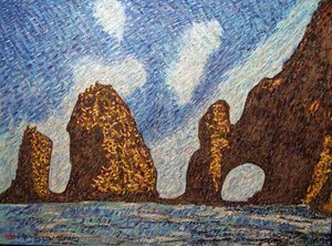 Cabo Arch, 2018 (olaj, vászon) alkotó: Gerhardt Isringhaus