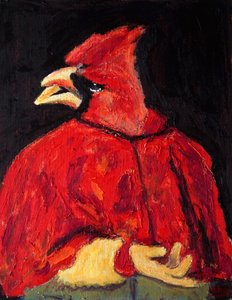El Cardinal, 2020 (olaj, vászon) alkotó: Gerhardt Isringhaus