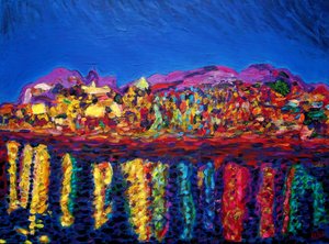 La Paz de la Noche, 2022 (olaj, vászon)