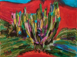 Saguaro Spirit, 2018, olaj, vászon