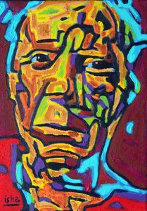 San Picasso,2021,olaj, vászon