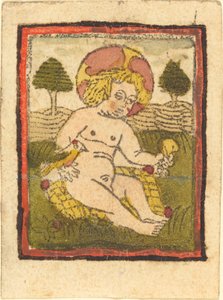 Krisztus gyermeke madárral alkotó: German 15th Century