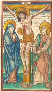 Krisztus a kereszten alkotó: German 15th Century