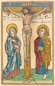 Krisztus a kereszten alkotó: German 15th Century