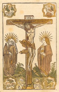 Krisztus a kereszten alkotó: German 15th Century