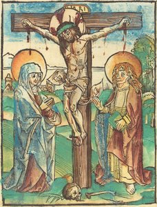 Krisztus a kereszten alkotó: German 15th Century