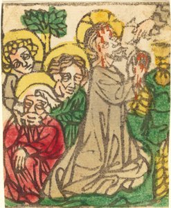 Krisztus az Olajfák hegyén alkotó: German 15th Century