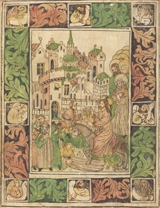 Krisztus belépése Jeruzsálembe alkotó: German 15th Century