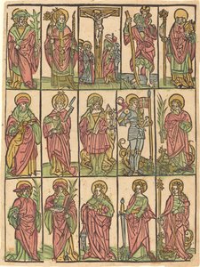 Tizennégy segédszent alkotó: German 15th Century