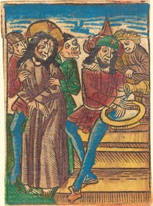 Pilátus kezet mos alkotó: German 15th Century
