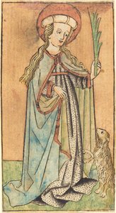 Szent Ágnes alkotó: German 15th Century