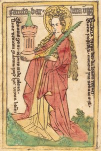 Szent Borbála alkotó: German 15th Century