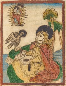 Szent János Patmosz szigetén alkotó: German 15th Century