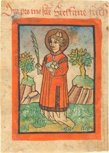 Szent István alkotó: German 15th Century
