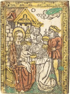 A mágusok imádása alkotó: German 15th Century