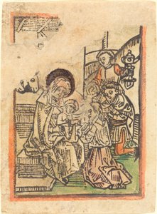 A mágusok imádása alkotó: German 15th Century