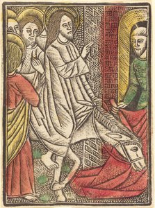 Belépés Jeruzsálembe alkotó: German 15th Century