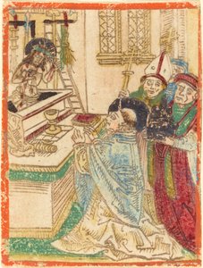 Szent Gergely miséje alkotó: German 15th Century