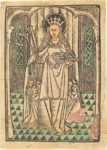 Szent Orsolya mint védőnő alkotó: German 15th Century or Master of the Protective Saints of Cologne