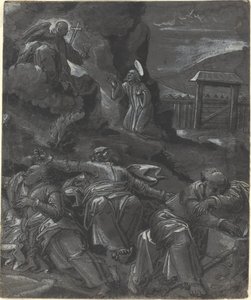 Krisztus a Gecsemáné kertben alkotó: German 16th Century