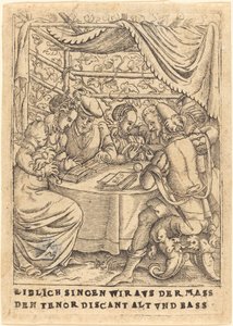 Általában a tenor discant altot és a basszust énekeljük a tömeg előtt alkotó: German 16th Century