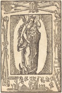 Madonna és gyermeke alkotó: German 16th Century