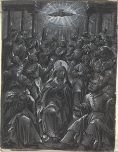 Pünkösd [recto] alkotó: German 16th Century