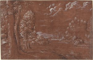 Folyói táj alkotó: German 16th Century
