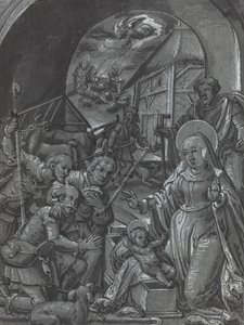 Krisztus születése [verso] alkotó: German 16th Century