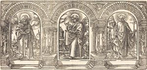 Krisztus és tanítványai III alkotó: German 16th Century after Martin Schongauer