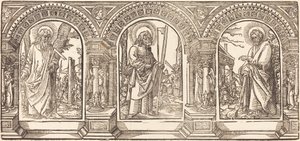 Krisztus és tanítványai IV alkotó: German 16th Century after Martin Schongauer