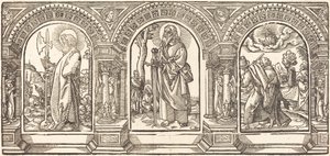 Krisztus és tanítványai V alkotó: German 16th Century after Martin Schongauer