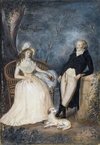 Charlotte von Stein és Johann Wolfgang von Goethe beszélgetése, XVIII. század második fele.