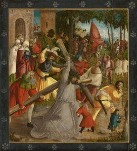 A keresztet hordozó Krisztus, 1515 körül. alkotó: German Master